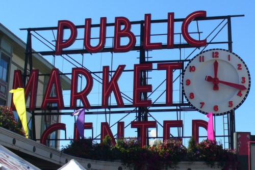pike place market clock