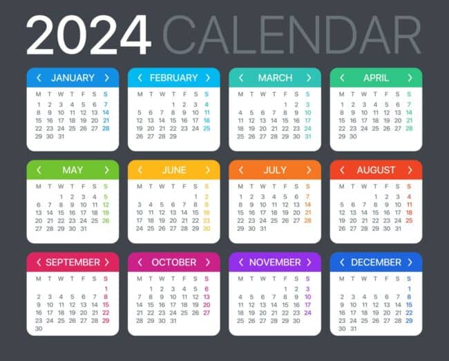 List of Holidays (by month) for 2024 (greaterseattleonthecheap.com)