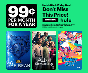 HULU black friday deal 2024 banner