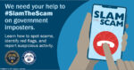 SSA Slam the Scam poster