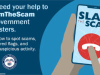 SSA Slam the Scam poster